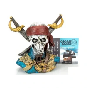 Craneo Pirata Nº601 – 11.5X5.5X11.5Cm