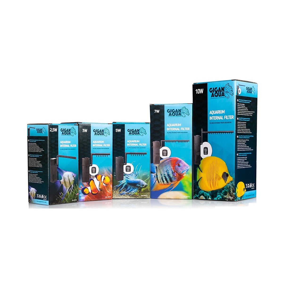 Filtro interno para acuario