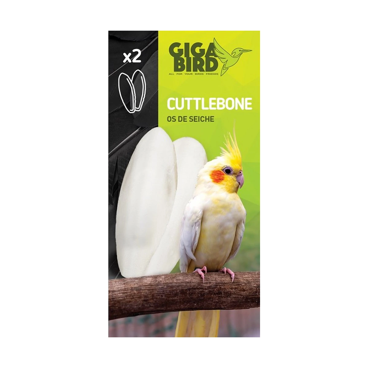 Hueso de jibia para pájaros Nº807