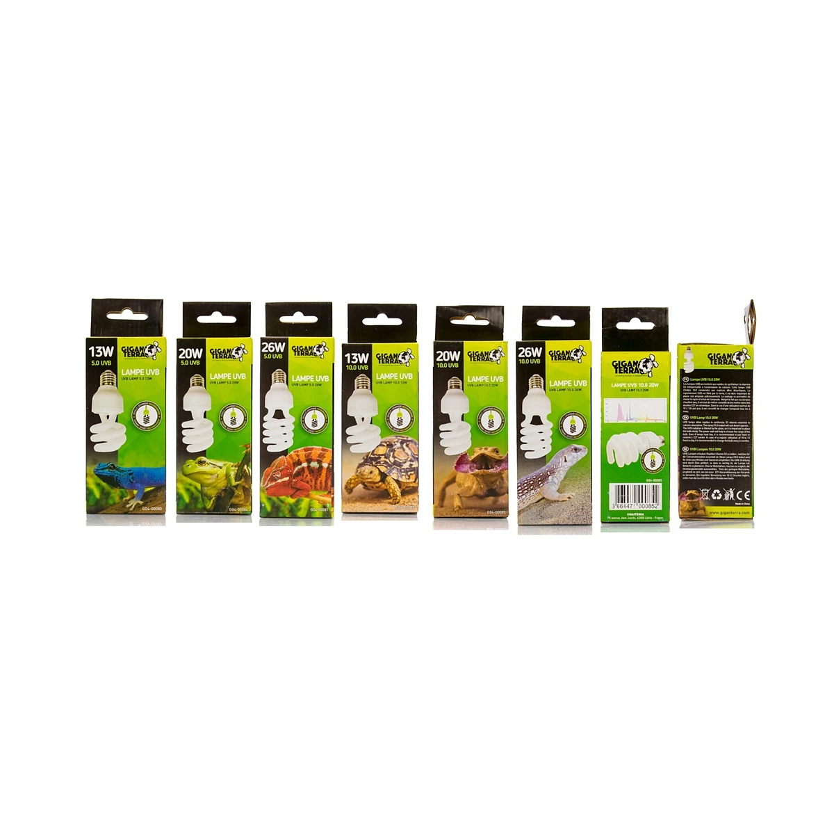 Lampara UVB para reptiles giganterra
