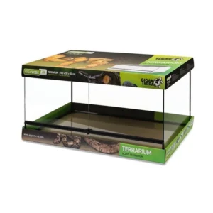 Terrario de cristal para reptiles